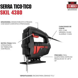 Serra Tico Tico 380W 220V com Lâmina - Skil 4380