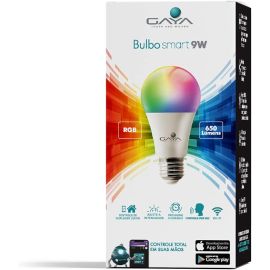 Lâmpada LED Bulbo Smart RGB 9W 650 Lumens - Gaya