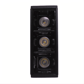 Spot Mini Focco - Preto - Gaya-6W