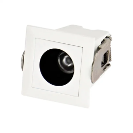 Spot Mini Focco - Branco com fundo Branco - Gaya-3W