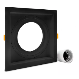 Spot AR111 com Soquete GU10 - Gaya-Preto