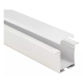 Perfil 36mm de Embutir IP20 - Branco - Gaya-1 Metro