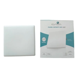 Painel Led Infinity Quadrado 36W - Gaya-6000K