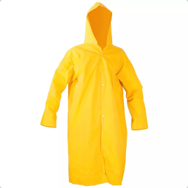 Capa de Chuva Amarela com manga e capuz - Plastcor-G