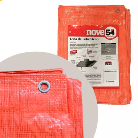 Lona de Polietileno Laranja - Nove54-2 X 2M