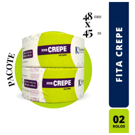 Fita Crepe - 2 unidades - 48mm x 45m - Koretech