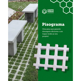 Piso Grama - 43 X 33 X 07 - 1 und - Oeste Verde