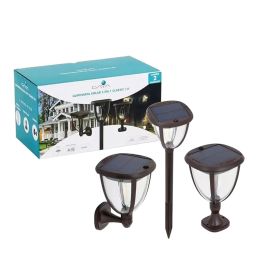 Luminária solar 3 em 1 5W 3000K 2UNDS